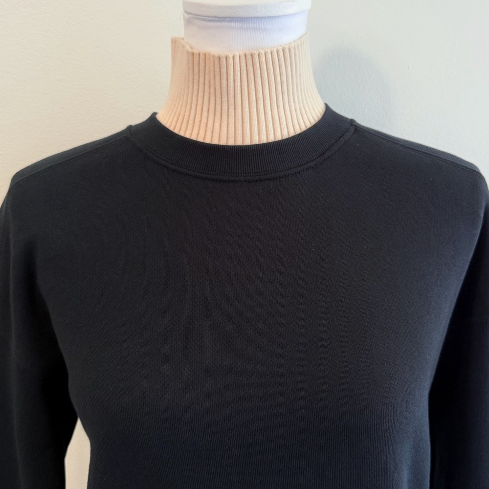REISS BLACK TAN RIBBED TURTLENECK CUFFS ROBYN TUNIC SWEATER SWEATSHIRT - Picture 3 of 12